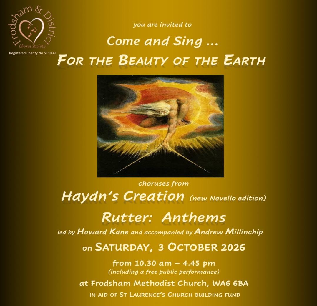 Come and Sing - For The Beauty of the Earth