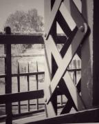 Frodsham / Sutton Weaver swing bridge - B&W - 09 05 25