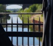 Frodsham / Sutton Weaver Swing Bridge - colour - 09 05 25